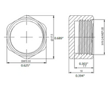 Everbilt 3/8 in. Comp Compression Brass Cap (613 289) (LFA-105)