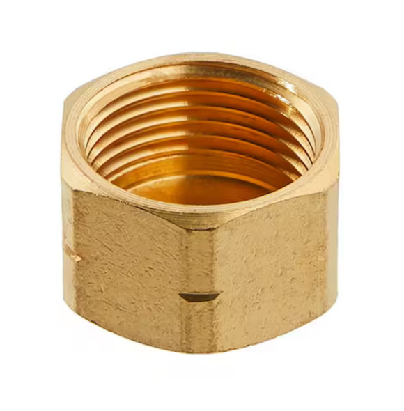 Everbilt 3/8 in. Comp Compression Brass Cap (613 289) (LFA-105)