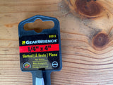 GearWrench 1/4" x4" Slotted Screwdriver with Hex Bolster (80013)