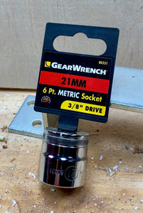 GearWrench 21mm Individual Socket [3/8" drive - 6 point] (80331)