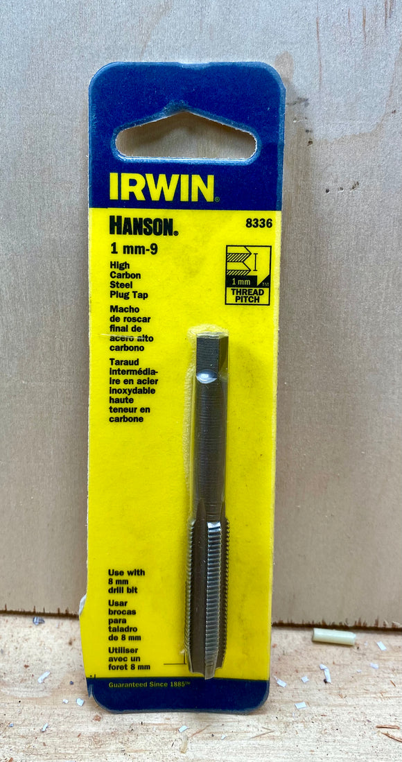 Irwin 8mm - 1.00 High Carbon Steel Plug Tap (2P12421 - 8333)