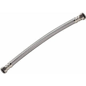 EZ-Fluid 3/4″FIP X 3/4″FIP X 15″ Stainless Steel Water Heater Supply Connector (EZA1WH15)